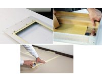 Papieren afplakband voor verfkarweien 4323, 50 mm x 50 m