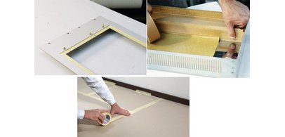 Adhésif masquage papier pour peinture 4323, 50 mm x 50 m