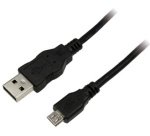 Câble USB 2.0, USB-A - micro USB-B mâle, 1 m