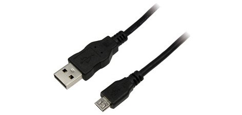 Câble USB 2.0, USB-A - micro USB-B mâle, 1 m