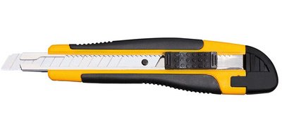 Cutter universel, lame: 9 mm, noir/jaune