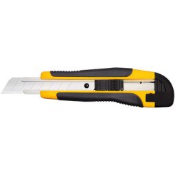 Cutter universel, lame: 18 mm, noir/jaune