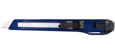 Cutter Ecoline, lame: 9 mm, bleu/noir