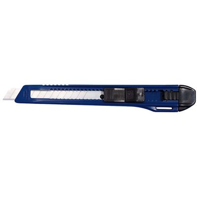 Cutter Ecoline, lame: 9 mm, bleu/noir