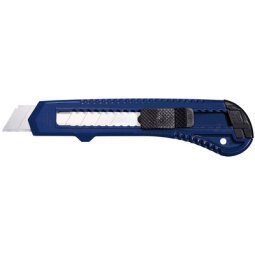 Cutter Ecoline, lame: 18 mm, bleu/noir