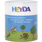 Set de tampons encreurs 'Rainbow', boîte transparente