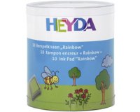 Set de tampons encreurs 'Rainbow', boîte transparente