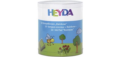 Set de tampons encreurs 'Rainbow', boîte transparente