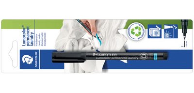 Lumocolor Textilstift Wäsche, schwarz