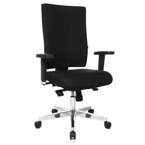 Fauteuil de bureau 'Lightstar 20', noir