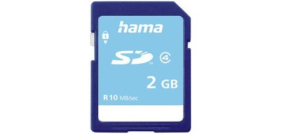 Carte mémoire SecureDigital, 2 Go, classe 4