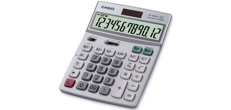 Calculatrice de bureau DF-120 ECO, solaire / pile