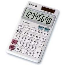 calculatrice SL-305 ECO, fonctionnement par pile ou