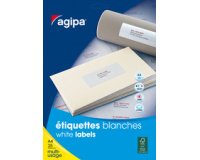 Etiquette universelle, 50 x 20 mm, blanc