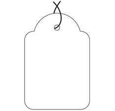 Apli étiquettes à fil ft 28 x 43 mm (l x h) (7012), pochette de 100 pièces