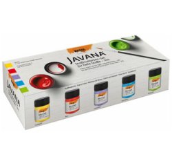 Peinture pour textiles JAVANA, kit XXL 5 x 50ml