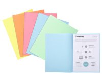 Sous-chemises standard 60 g Exacompta 22 x 31 bleu clair - Paquet de 100