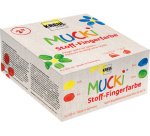Fingerfarbe für Textilien 'MUCKI', Set mit 4