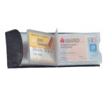 Etui pour cartes de crédit et cartes de visite, cuir