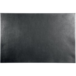 Sous-main cuir, 650 x 450 mm, noir