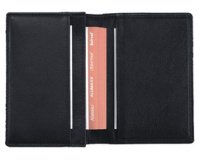 Etui voor visitekaartjes, leer, zwart