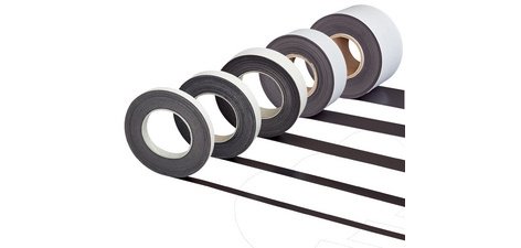 Ruban magnétique, autocollant, (l)60 mm x (L)10 m