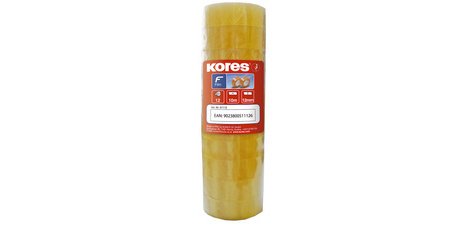 Transparent adhesive tape TUBE 19 mm x 33 m