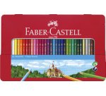 FABER-CASTELL Crayons de couleurs CASTLE, étui métal de 36