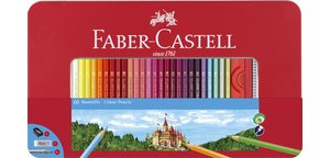 FABER-CASTELL Sechskant-Buntstifte CASTLE, Etui in
