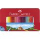 FABER-CASTELL Crayons de couleurs hexagonaux CASTLE, étui en