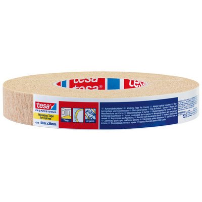 Adhésif de masquage papier pour travaux de peinture 4319, pour les bords, Tesa