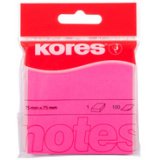 Note adhésive 'NEON', 75 x 75mm, uni