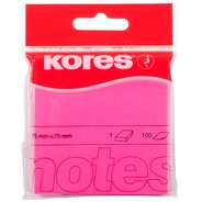 Note adhésive 'NEON', 75 x 75mm, uni