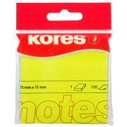 Note adhésive 'NEON', 75 x 75mm, uni