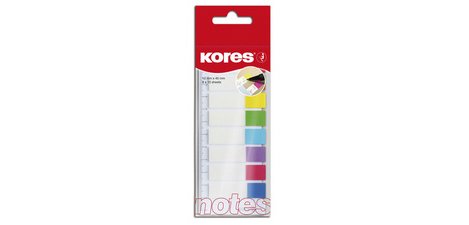 Bookmark tabs - film, 12 x 45 mm, 8 x 15 sheets
