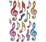 Sticker MAGIC 'Clé de sol', jewel