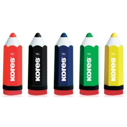 Taille-crayons KOLORITO, en forme de crayon,