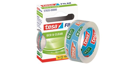 Film Ruban adhésif Eco & Clear, 15 mm x 10m,transparent