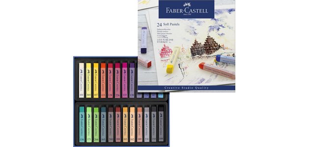 FABER-CASTELL Pastel tendre STUDIO QUALITY, étui de 36