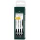 FABER-CASTELL Viltstift PITT artist pen, set van 4, zwart