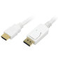 Câble HDMI - DisplayPort, 2,0 m, blanc