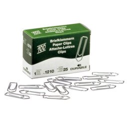 Paperclips gegalvaniseerd scherp 26 mm