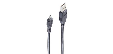 BASIC-S Câble USB 2.0 micro, USB-A - USB-B micro
