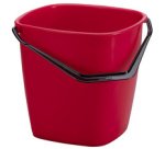 Seau de ménage BUCKET, 9,5 litres, rouge
