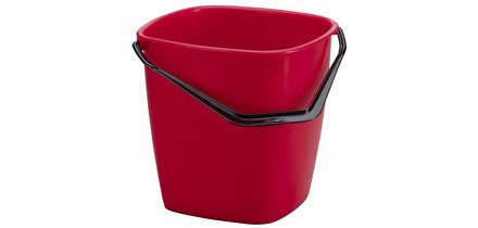 Seau de ménage BUCKET, 9,5 litres, rouge