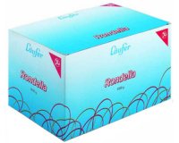 Bracelets élastiques RONDELLA, 65 mm, 1.000 g, rouge