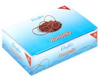 Bracelets élastiques RONDELLA, 85 mm, 500 g, rouge