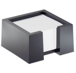 Memoblok CUBO elegant in plastic zwart
