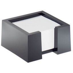 Memoblok CUBO elegant in plastic zwart