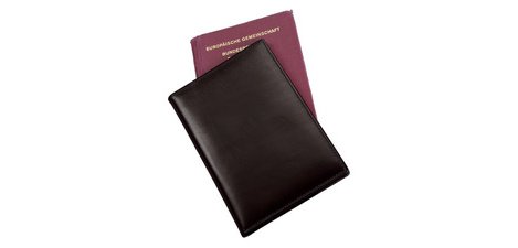 RFID-Dokumentensafe-Passhülle, Nappaleder